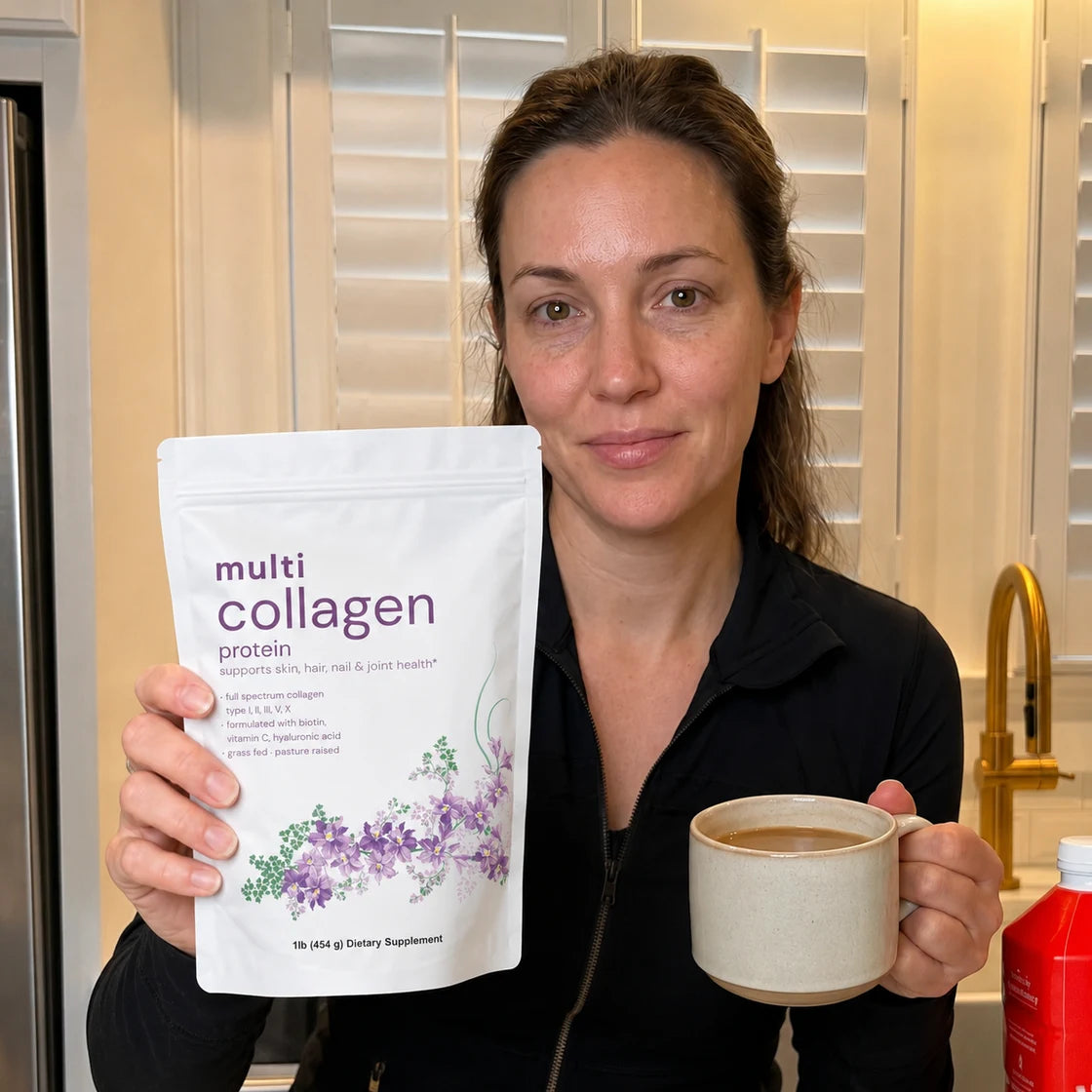 Collagen powder product ritual